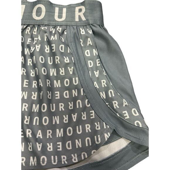 Under Armour Women’s Play Up Shorts 3.0 Loose Coupe Purple42 - Picture 6 of 9